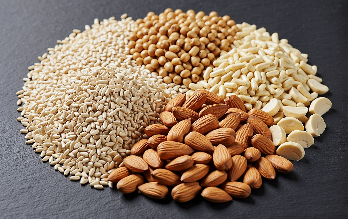 Textura de grãos saudáveis